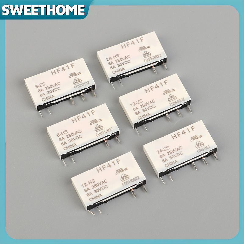 SWEETHOME HF41F-24-ZS HF41F-12-ZS HF41F-5-ZS HF41F-5-HS HF41F-12-HS HF41F-24-HS รีเลย์อุตสาหกรรม Sub