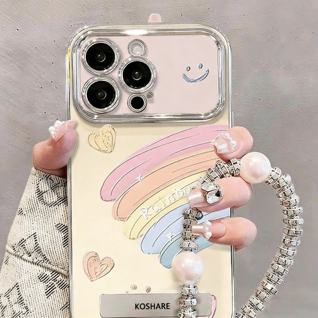 HP [เคส+สร้อยข้อมือ+Acessorio] เคส Oppo A54S A15 RENO4/5/6/7/8T A16 F17PRO A7 A5SA74A95A78A58A1A9 A9