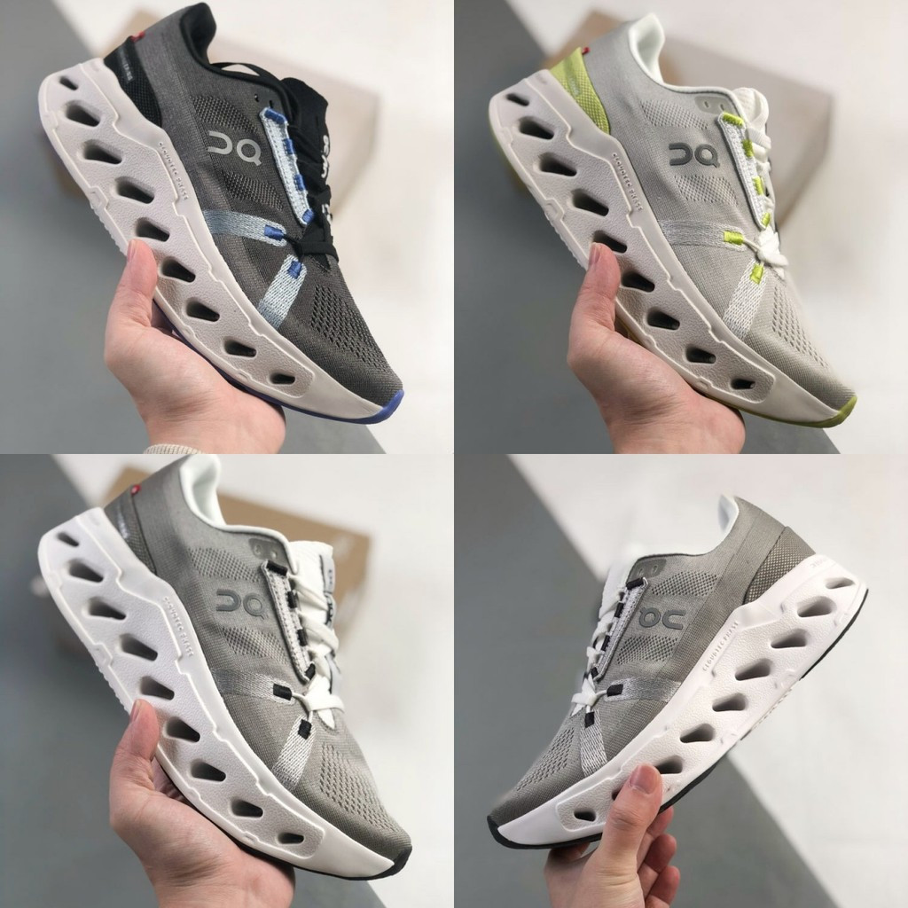 รองเท้ากีฬา On Running Cloud Solar Eclipse สำหรับทั้งผู้ชายและผู้หญิง คู่สีเทา S29H 6 K0T3
