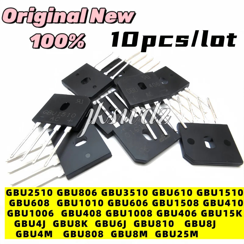 2-10PCS GBU2510 3510 1510 1010 1508 1006 1008 15K 8K 810 808 806 610 608 606 410 408 406 GBU8M 4M 25