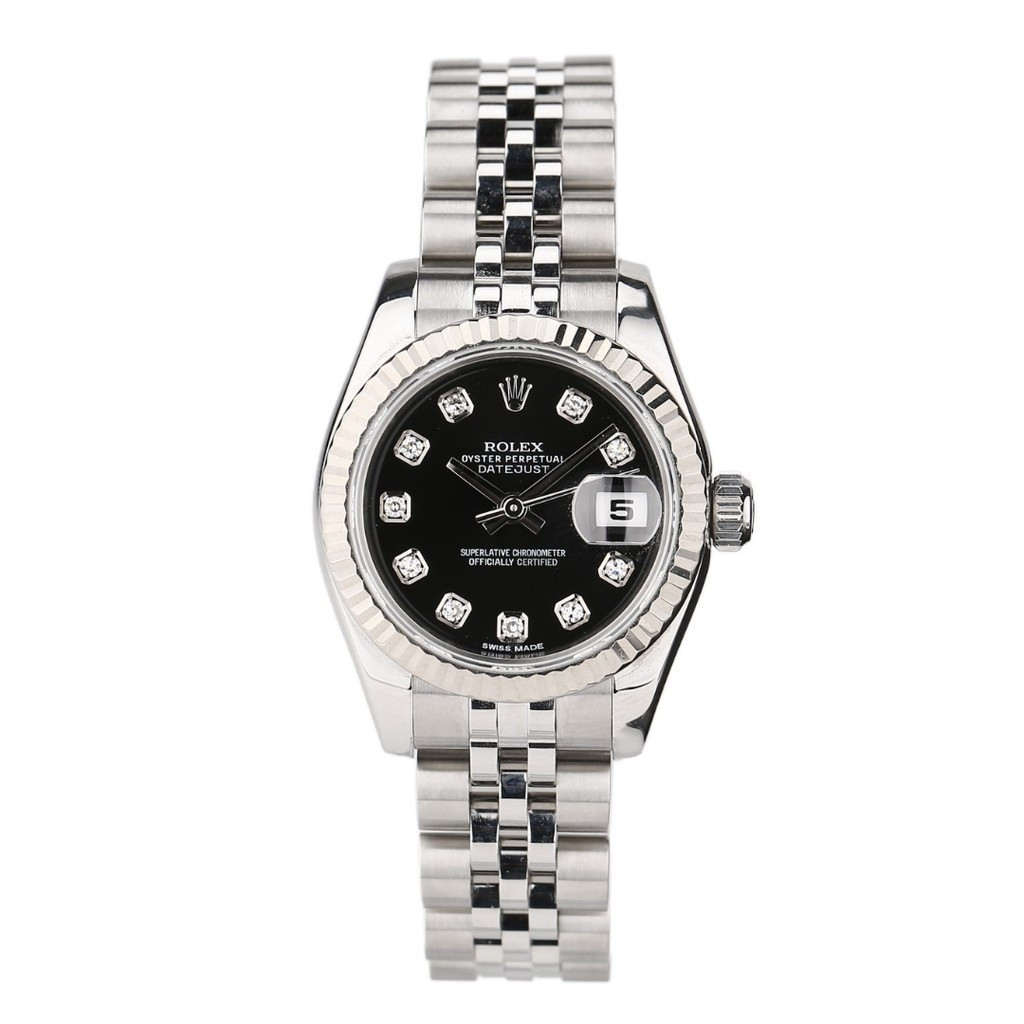 Rolex Rolex เสื้อผ้าผู้หญิง Log Type Series นาฬิกากลไกอัตโนมัตินาฬิกาผู้หญิง179174