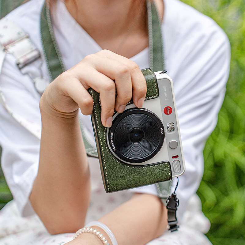 เหมาะสําหรับ LEICA sofort2 เคสป้องกัน LEICA Polaroid LEICA DLUX8 กระเป๋ากล้องฐานอุปกรณ์เสริม