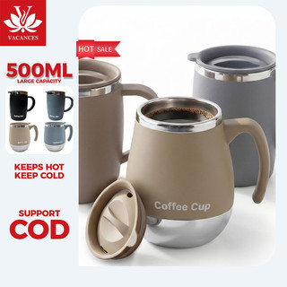 Stainless Steel Coffee Mug 500ML Vacuum Insulated Hot Cold Cup