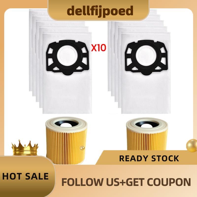 dellfijpoedเครื่องดูดฝุ่นกระเป๋าสําหรับ WD2 Plus WD3 WD3s KFI 357 SE4001 SE4002 KA 40 เปลี่ยนกระเป๋า