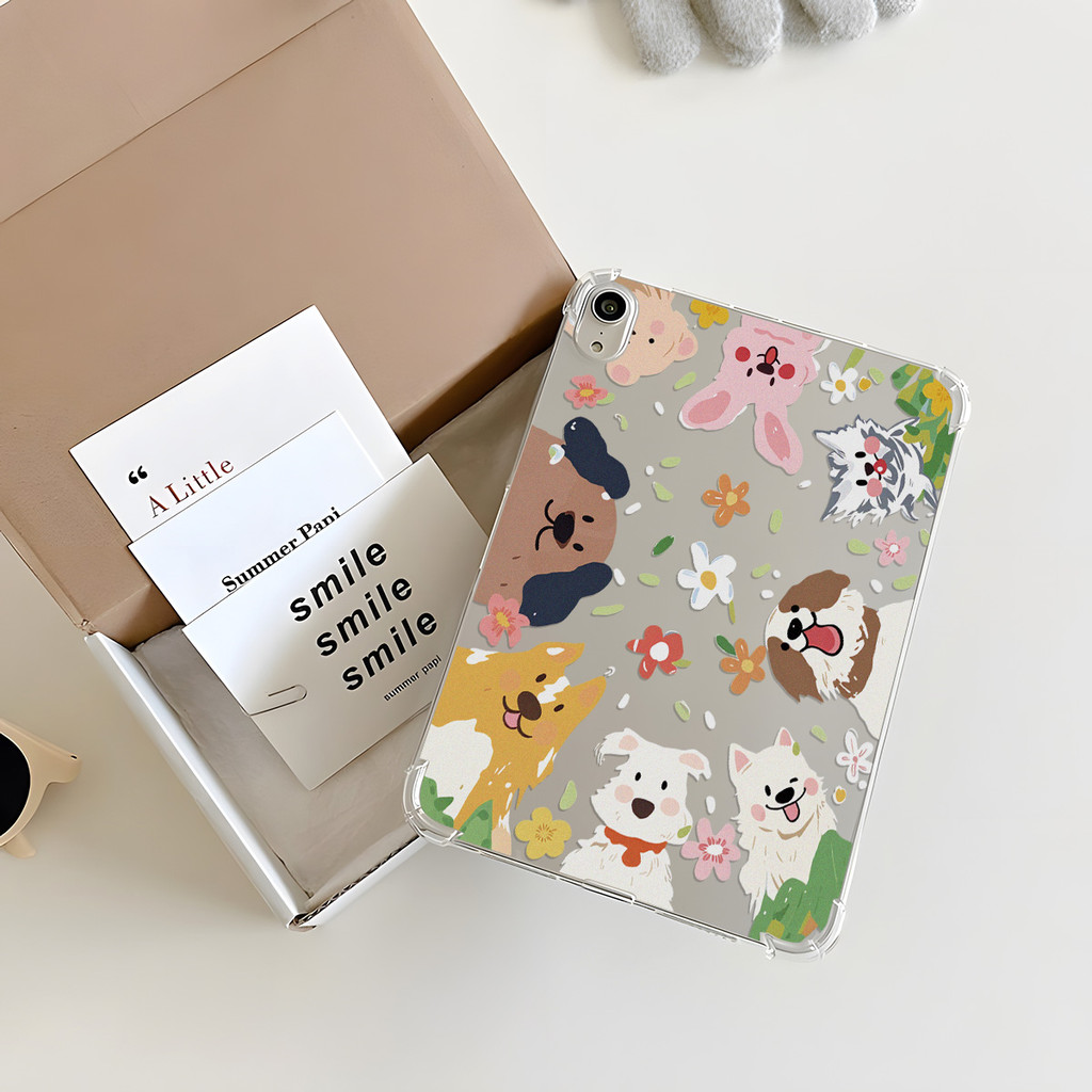 เคส แท็บเล็ต Tpu ใส ลาย การ์ตูนวาย For Samsung Galaxy Tab A9 Plus Tab A9/A11 Tab S6 lite Tab S9FE S10FE นุ่มและกันกระแทก