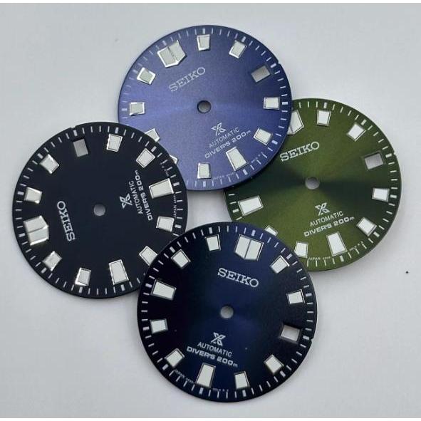สไตล์ใหม่ 28.6 มม. [2025] Mechanical ดัดแปลง NH35 สีเขียว Luminous Dial อุปกรณ์เสริมพื้นผิวนาฬิกาดํา