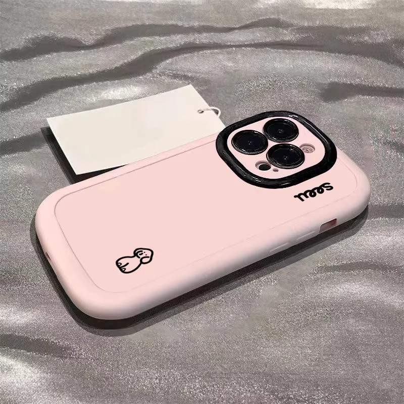 Line Puppy เหมาะสําหรับ Apple 16PROMA เคสโทรศัพท์ iPone17 Niche 14 Double Layer 13 Hard Case 12/11Re