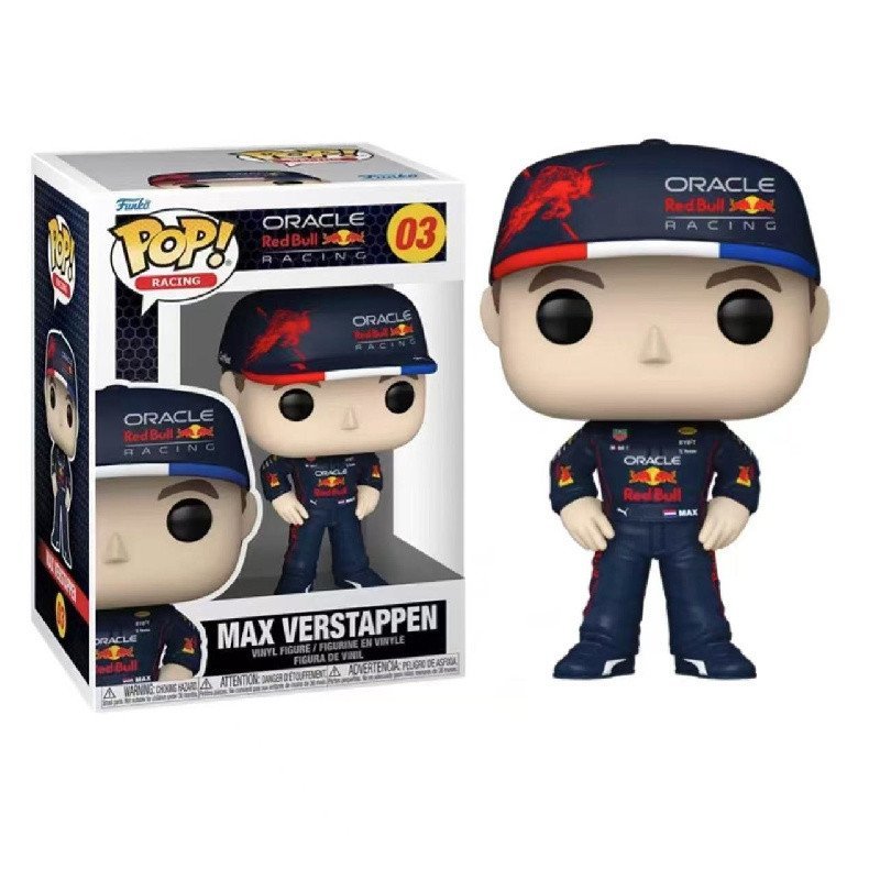 คลังสินค้าพร้อม Funko Funko POP F1 Racing Car Red Bull Fleet S2-Max Vista Pan ตุ๊กตาตุ๊กตารูปตุ๊กตาต