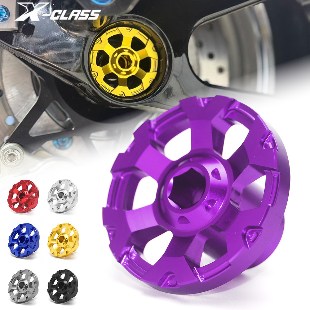 รถจักรยานยนต์ CNC กรอบปลั๊ก Swing Arm ฝาครอบ Nut ล้อหลังสําหรับ Yamaha XMAX 300 V2 V3 2023-2025 2026