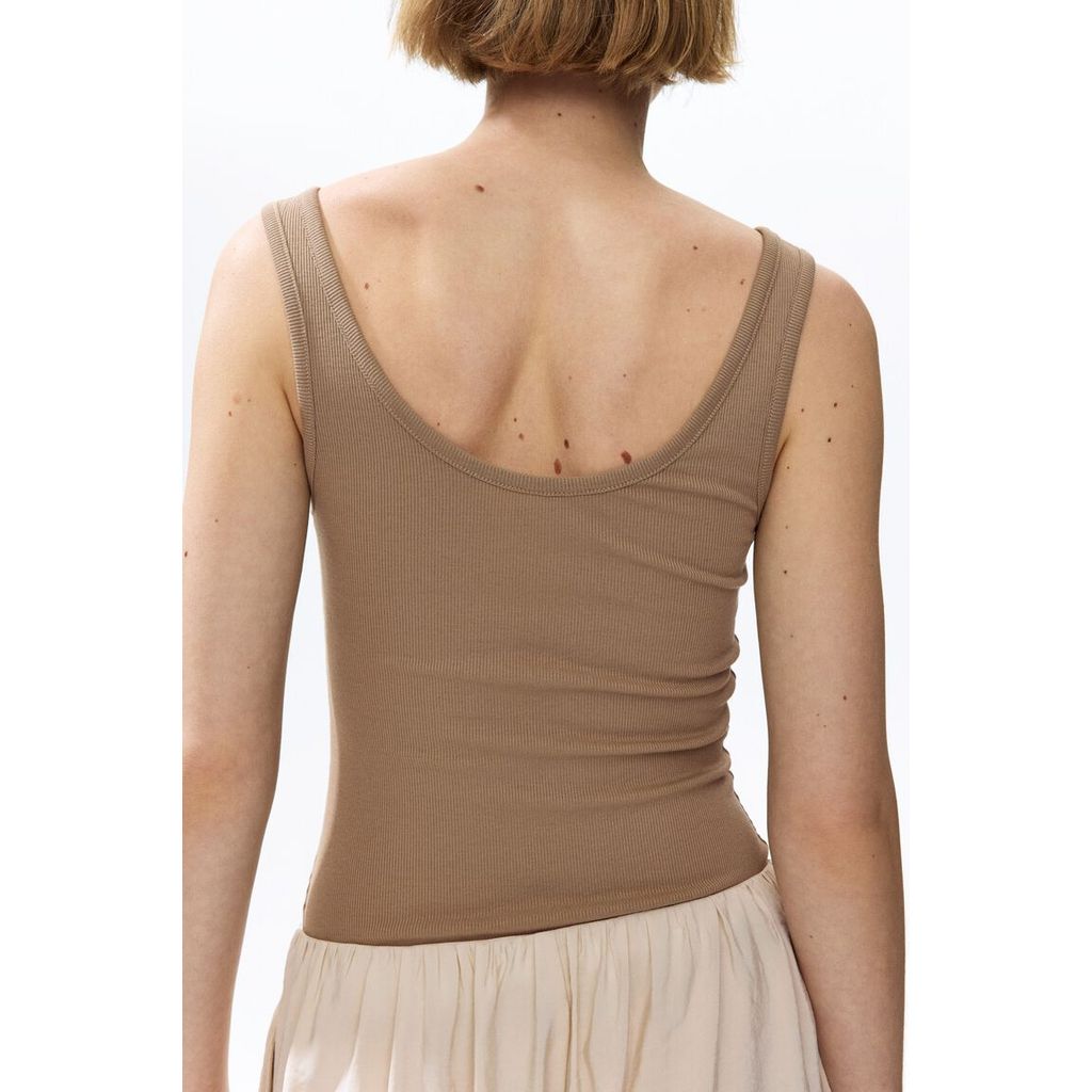 H&M(เอชแอนด์เอ็ม) เสื้อกล้ามผ้าริ้บ ผู้หญิง 1338314_1