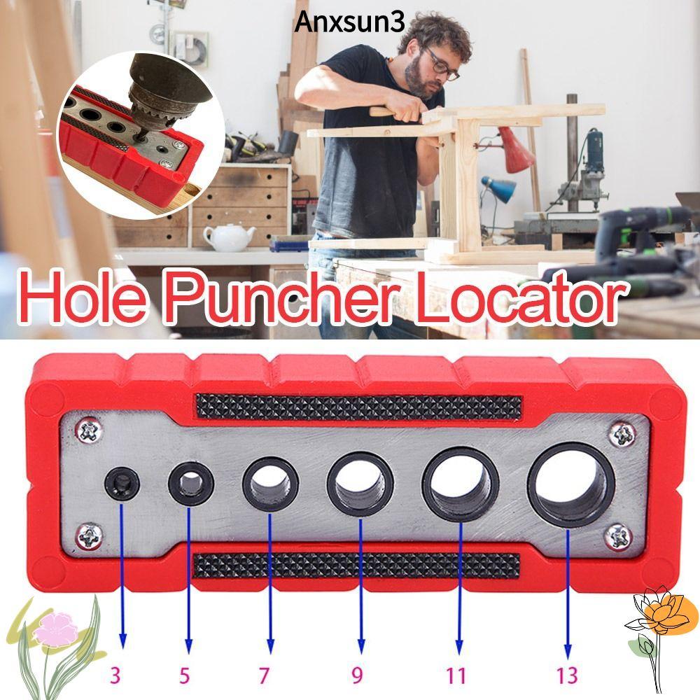 ANXSUN3 Guide Jig Drill Bit Self Centering 6 หลุม Positioner