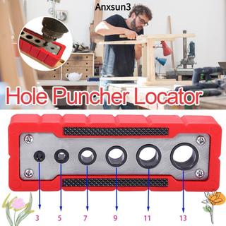 ANXSUN3 Guide Jig Drill Bit Self Centering 6 หลุม Positioner