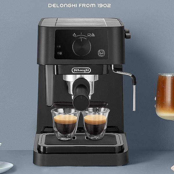 Delonghi EC235 เครื่องชงกาแฟกึ่งอัตโนมัติขนาดเล็ก รุ่น ก้านชงขนาด 58 มิล สามารถตั้งเวลาชงได้