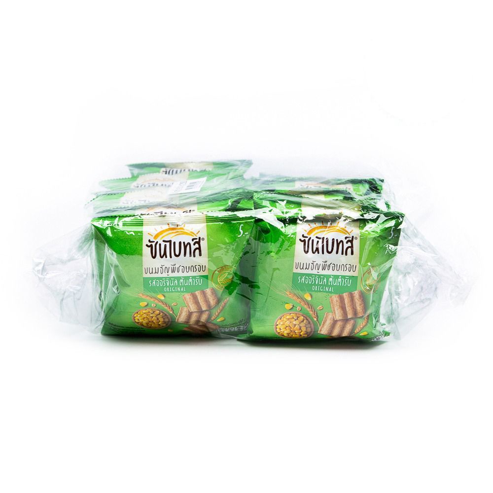 [สินค้าส่งด่วน] ซันไบทส์ขนมอบกรอบรสดั้งเดิม 15 ก. แพ็ค12 SUNBITES ORIGINAL 15 G. PACK12