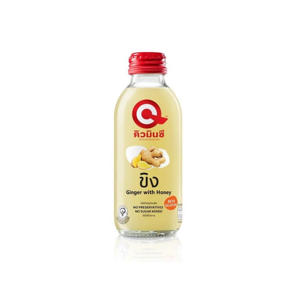 [สินค้าส่งด่วน] คิวมินซี ขิงสกัดเข้มข้นผสมน้ำผึ้ง 150มล QMIN C GINGER WITH HONEY 150ML.