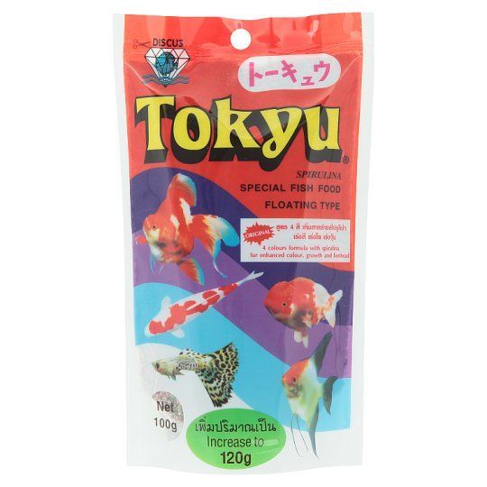 ดิสคัสอาหารปลาTOKYU 100ก. FISH FOOD TOKYU 100G.