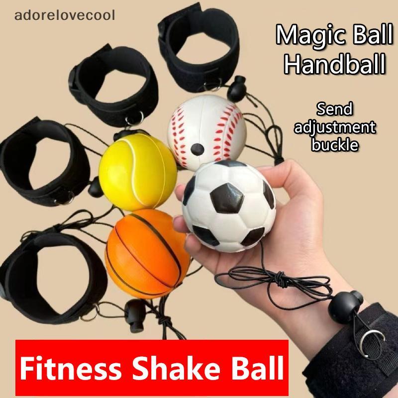 ADTH Return Hand Ball ข้อมือฟิตเนสลูกฟองน้ํายาง Rebound Ball กีฬากลางแจ้ง Bouncy Balls Martijn