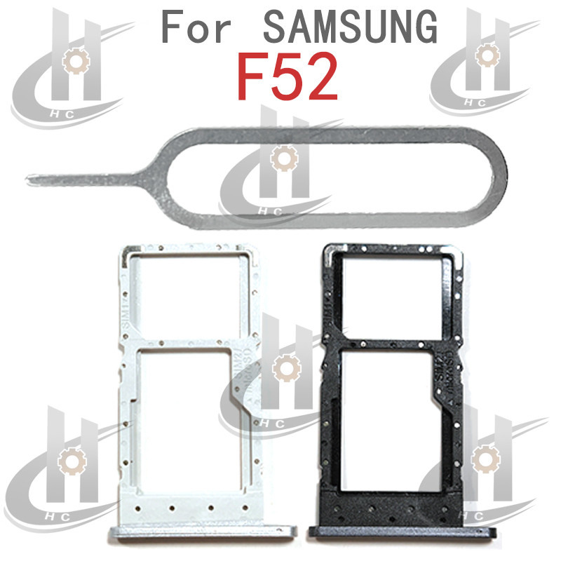 สําหรับ Samsung Galaxy F52 E5260 ซิมการ์ดถาดผู้ถือช่องใส่การ์ด Reader SD Slot อะแดปเตอร์อะไหล่
