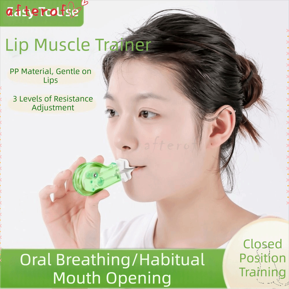 AFTEROF Oral Lip Muscle Trainer, Jawline Exerciser Myofunctional Facial Exerciser, Universal Assiste