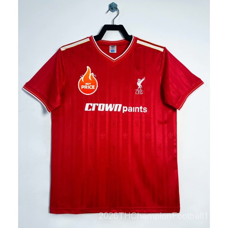 Retro SSS+86-87 Liverpool Home Retro Football Jersey