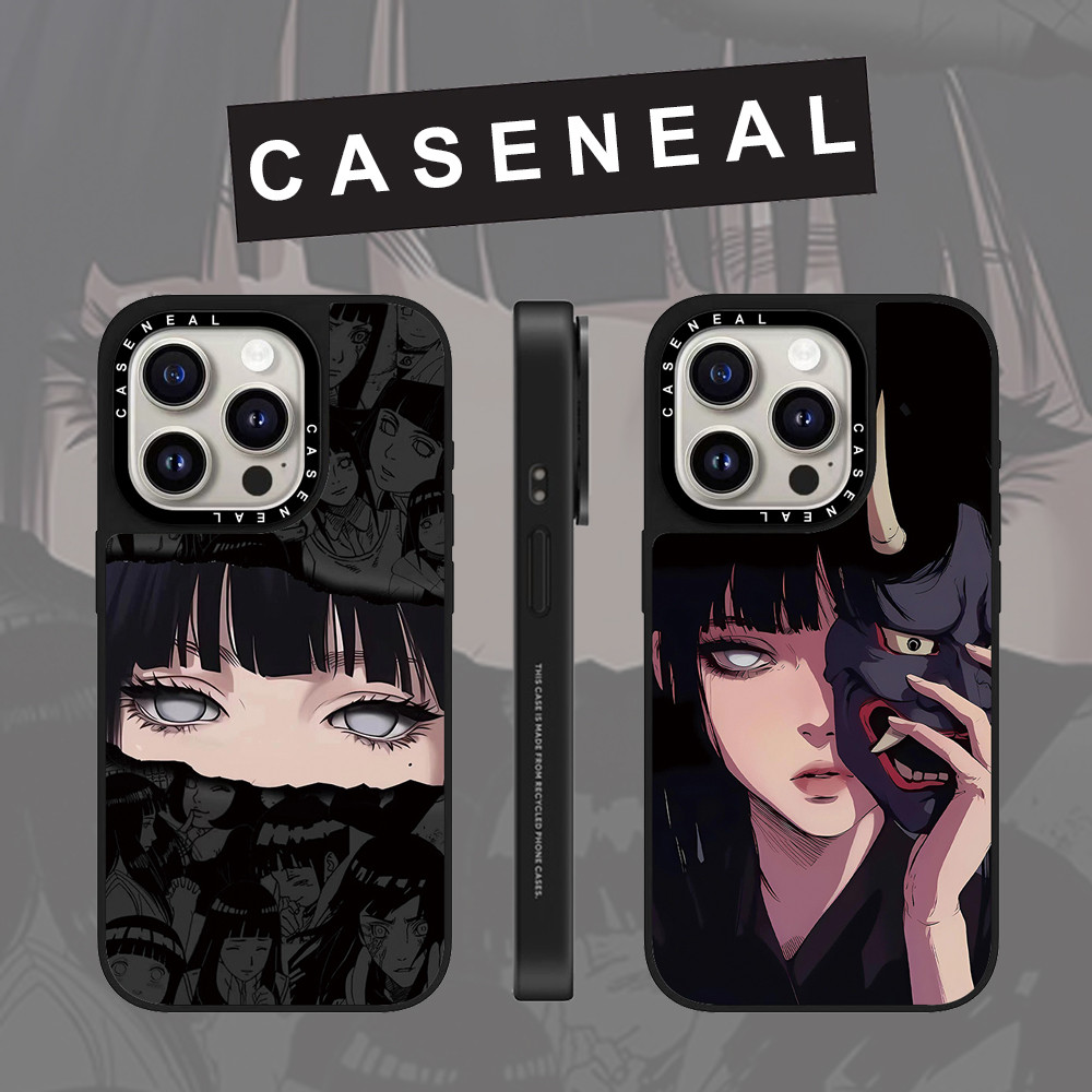 CASENEAL สาวอะนิเมะหน้ากาก Matte เคสโทรศัพท์สําหรับ iPhone 17 Pro Max 16 ProMax 15Pro 14 Plus 13 12 โทรศัพท์กันกระแทกขอบนุ่มฮาร์ดป้องกันกรณี