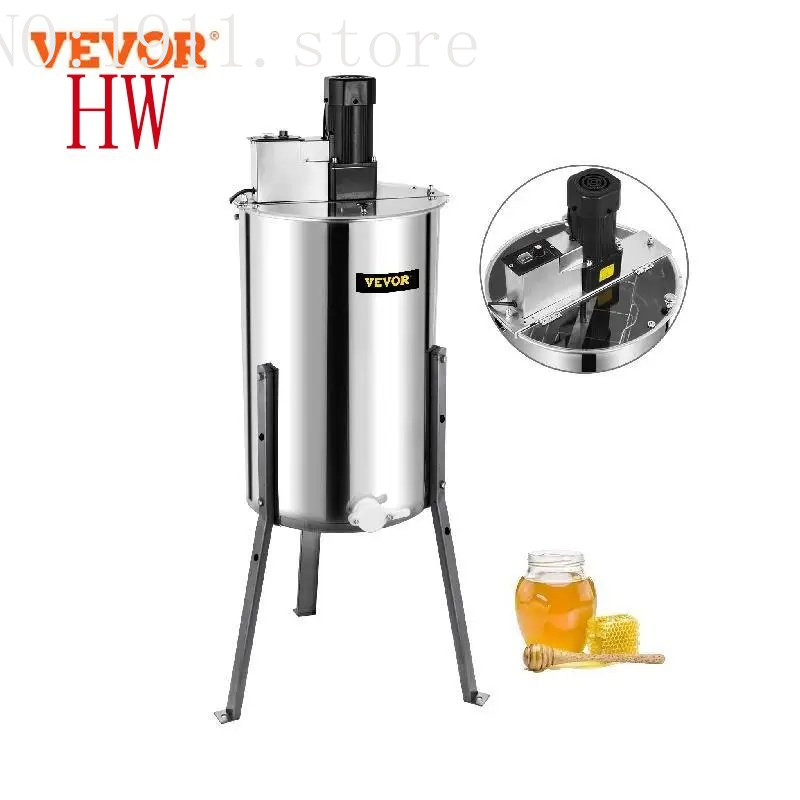 ⭐VEVOR Honey Extractor 2 3 4 กรอบคู่มือไฟฟ้าสแตนเลสรังผึ้ง Spinner Crank น้ําผึ้ง Cent⭐