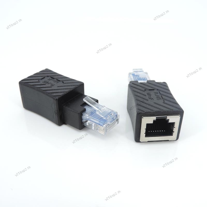 1 ชิ้น/2 ชิ้น/5 ชิ้น RJ45 ชาย RJ45 หญิง Cat5/6 Ethernet LAN อะแดปเตอร์มุมสําหรับคอมพิวเตอร์โน้ตบุ๊ค 