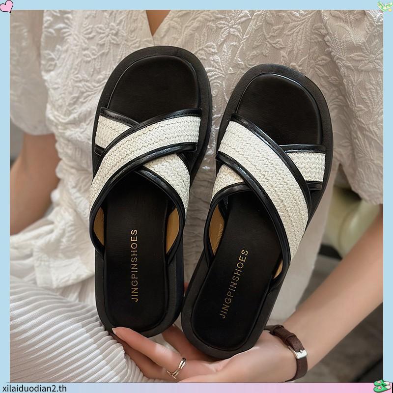 Wayve Ladies Sandal Casual Comfort Sandal Slipper Women Shoes Kasut Perempaun Sandal Wanita - W01