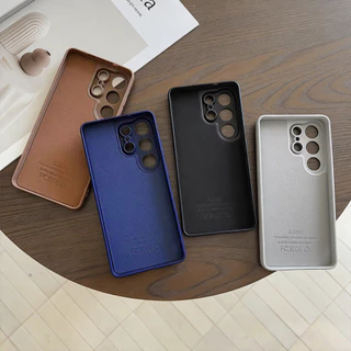 เคสโทรศัพท์ซิลิโคนเหลวสำหรับ For Samsung S26 Ultra A57 A37 A17 A07 A56 A55 A54 A36 A05S A26 S25 S24 Ultra FE ฝาหลังนุ่ม