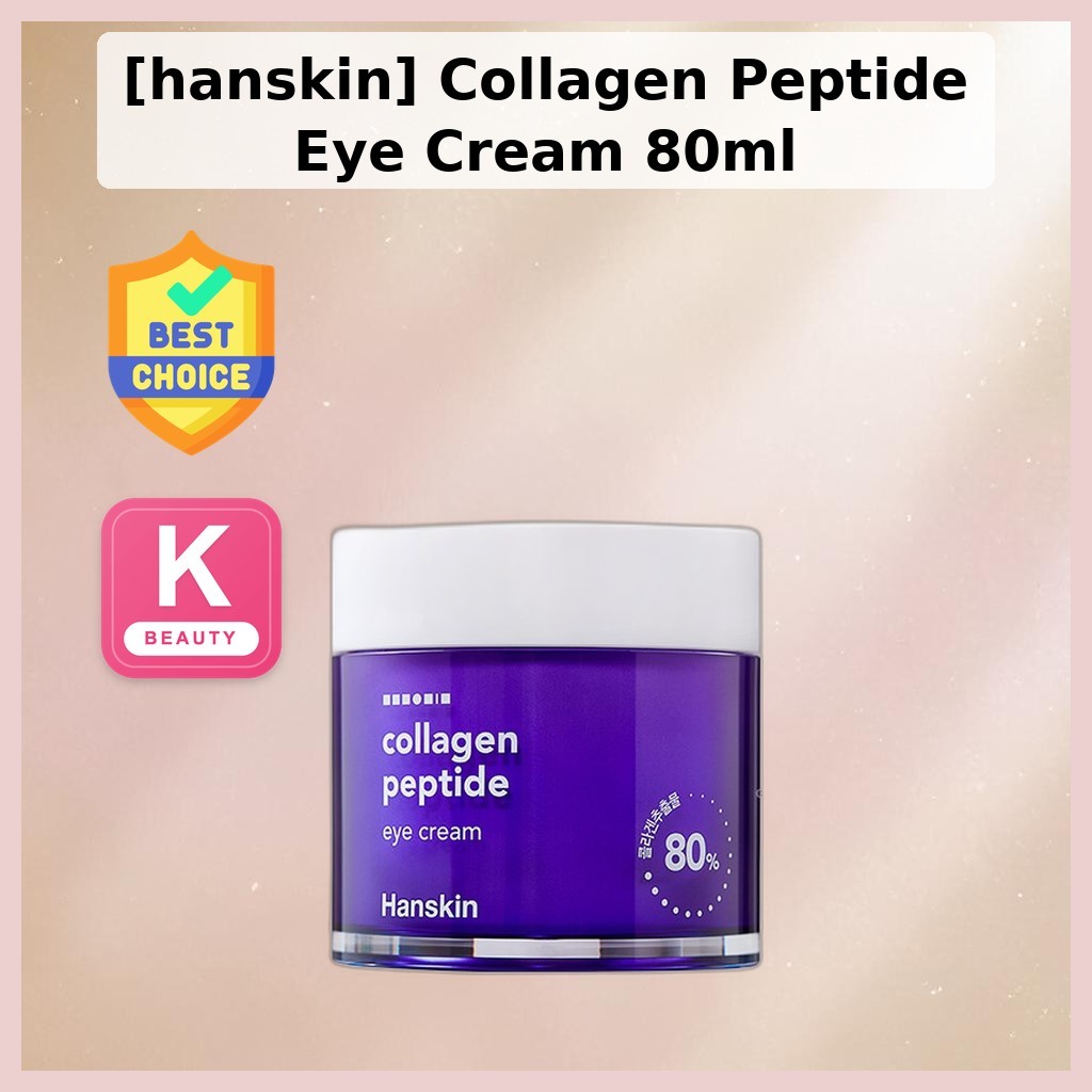 [hanskin] Collagen Peptide Eye Cream 80ml / Korean Eye Cream / Collagen Peptide / ของแท้ 100% โดย Mo