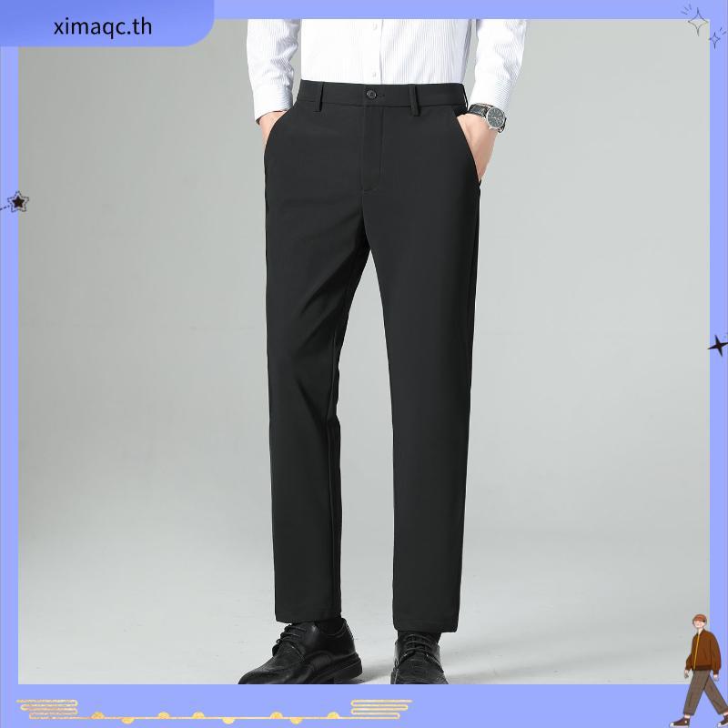 [ลดล้างสต็อก] GQ Classic Pants Regular กางเกงสแล็คขายาวผู้ชายทรงมาตรฐาน