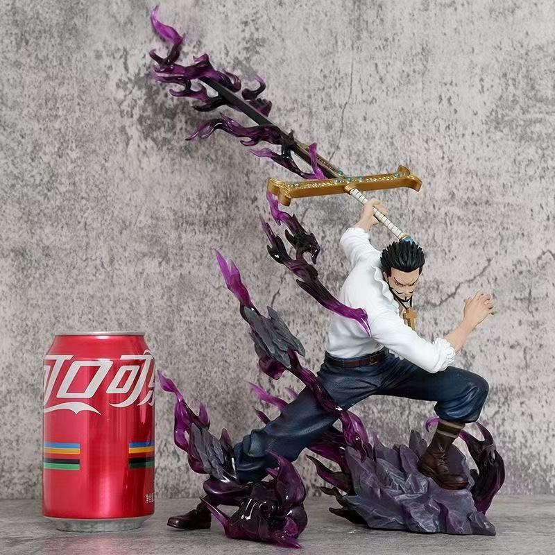 One Piece Mihawk Hawkeye Modeling King Top Showdown Hawkeye One Piece รูปกล่องสี