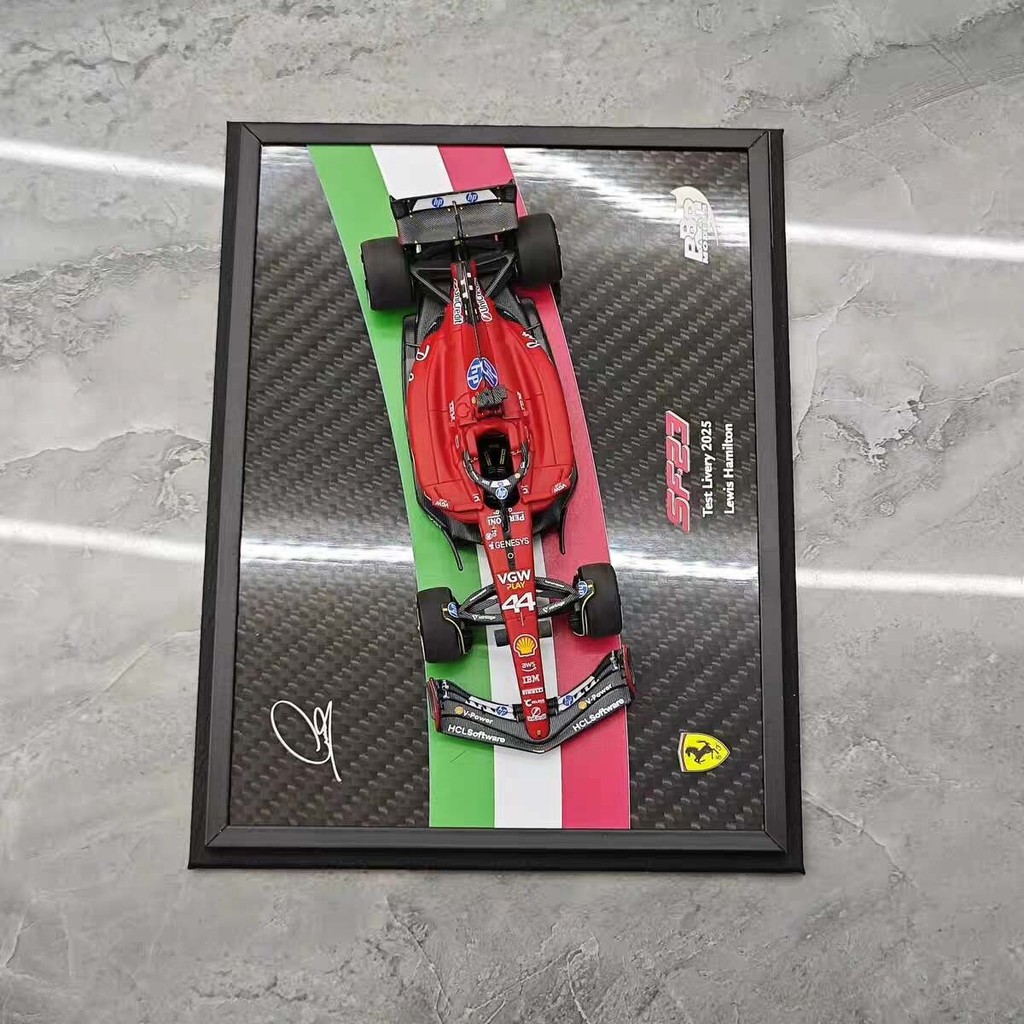 BBR 2025 Ferrari SF23 Hamilton F1 รถทดสอบเปิดตัวครั้งแรก 1: 43.โมเดลรถแข่ง
