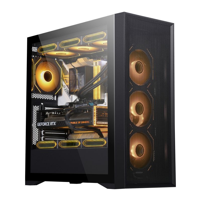 Yuhui Taishan AIR Xianma Suzaku 5 คอมพิวเตอร์เดสก์ท็อปเคสหลักแชสซีเกม ATX บอร์ดหลัก 360 ระบายความร้อ