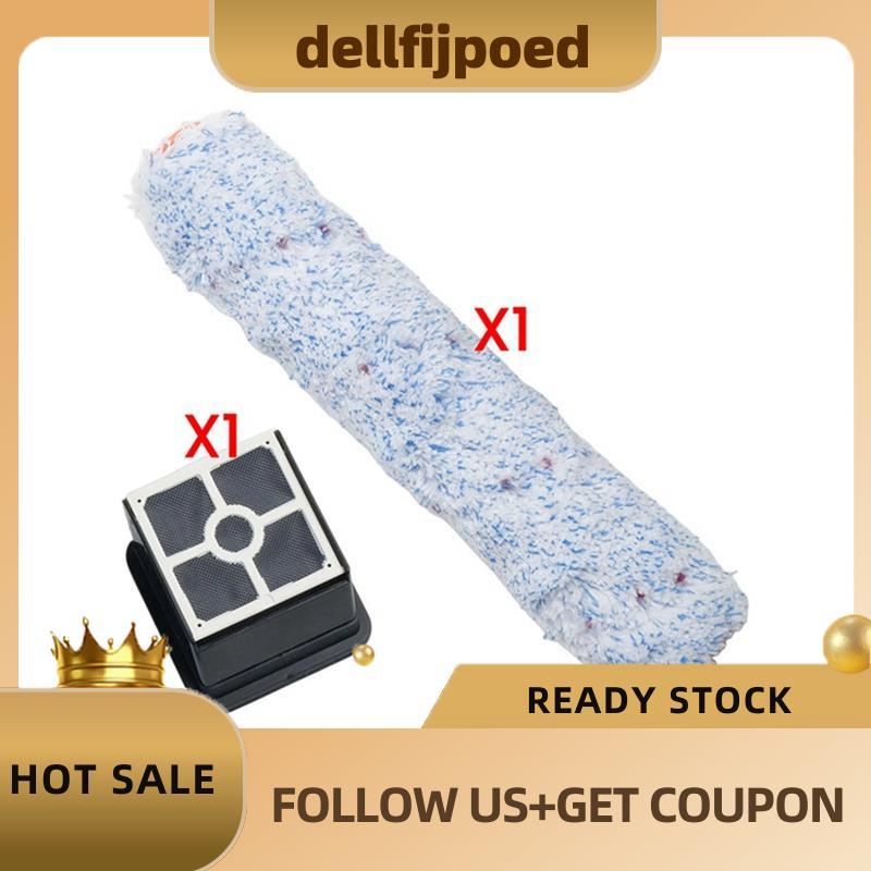 dellfijpoedMain Roller Brush Filters สําหรับ I LIFE W90 ไร้สายซักแห้งสมาร์ทซักผ้าเครื่องดูดฝุ่นไร้สา