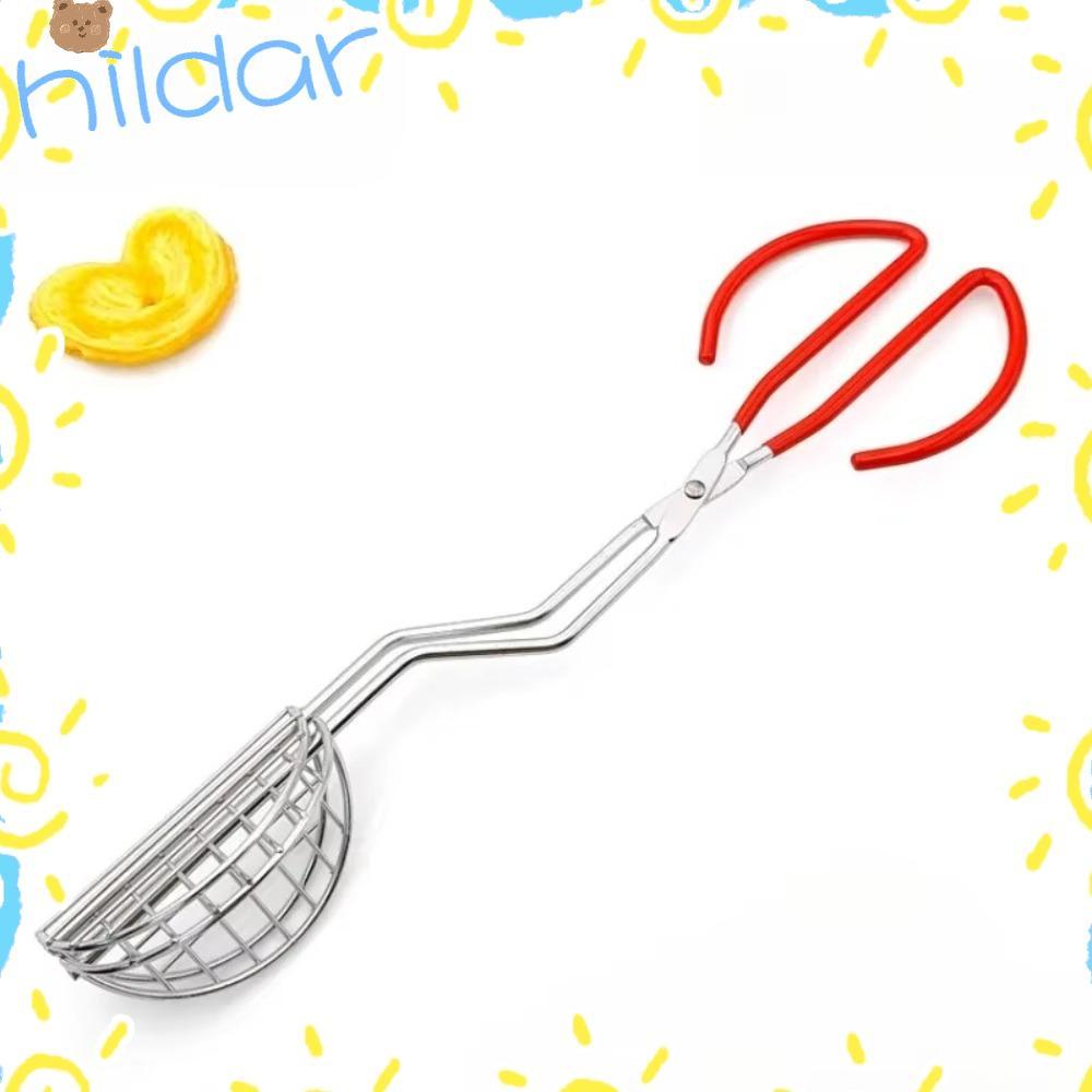HLAR Tortilla Holders, สแตนเลส U-Shaped Taco Shell Tong, คุณภาพสูงอเนกประสงค์กด SHELL Maker แหนบสําห