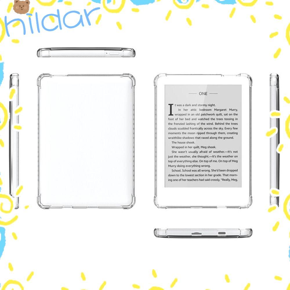 HLAR 7.8 นิ้ว E-Reader, Anti-fall Air Bag ฝาครอบป้องกัน, TPU กันกระแทกโปร่งใสด้านหลังสําหรับ MeeBook