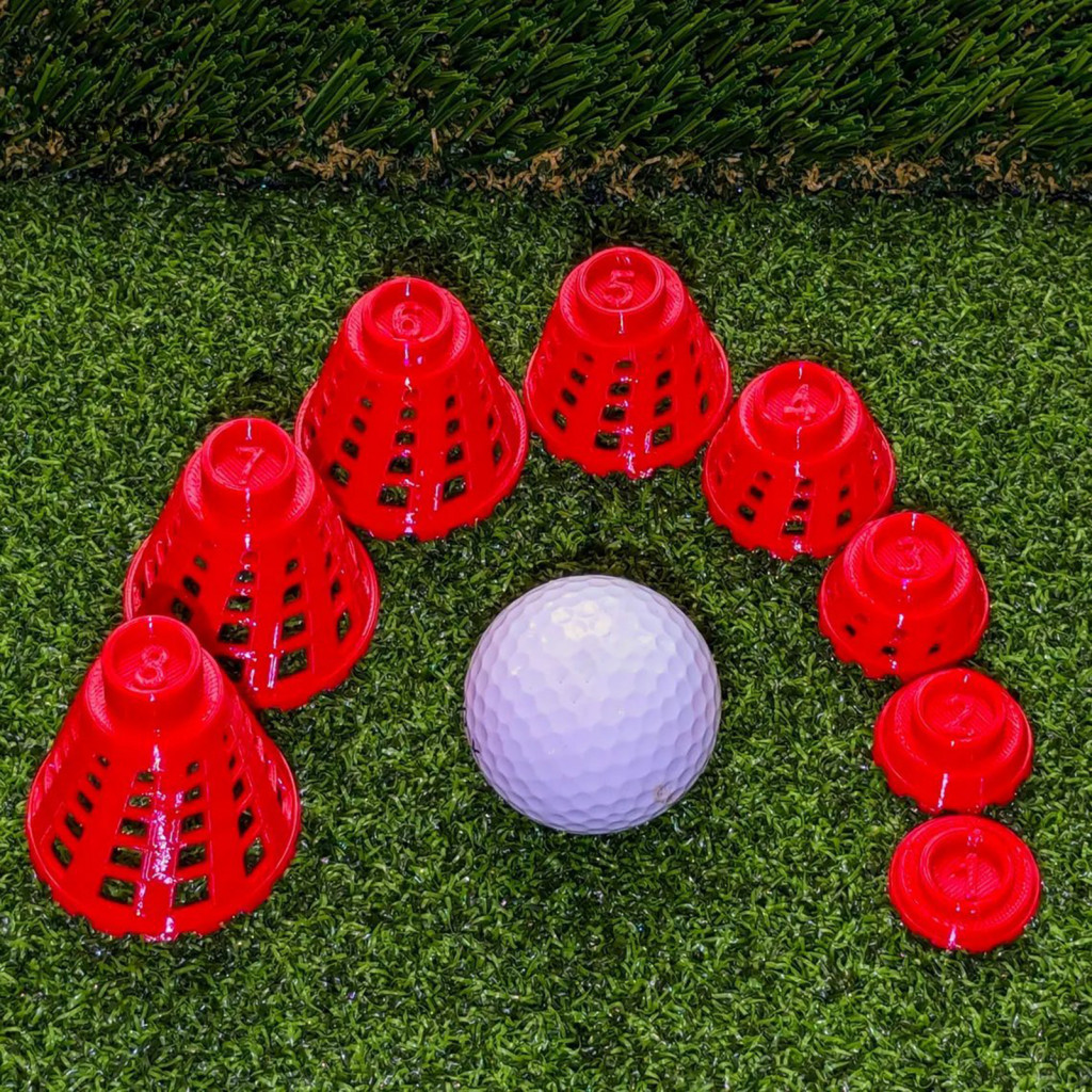Instylelady Seniors Golf Tees Golf Simulator Tees 8 ชิ้นพลาสติก Golf Tees สําหรับจําลองฝึก – ทนทานใน