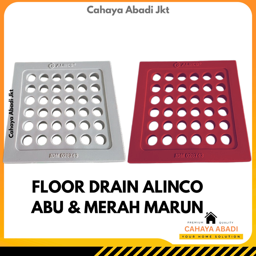 MERAH ALINCO GREY & MAROON BATHROOM FLOOR DRAIN