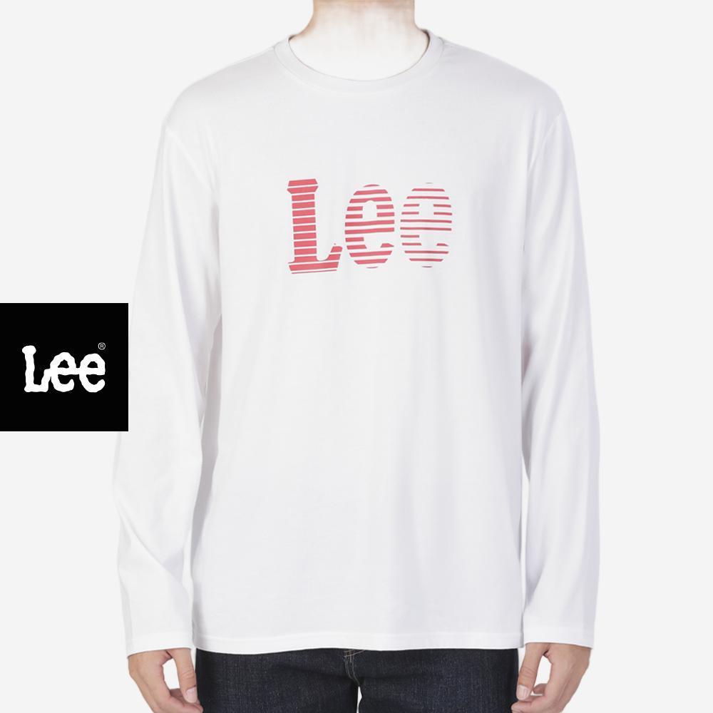 LEE เสื้อยืดแขนยาวผู้ชาย รุ่น LE F625MTLSF05 สีขาว
