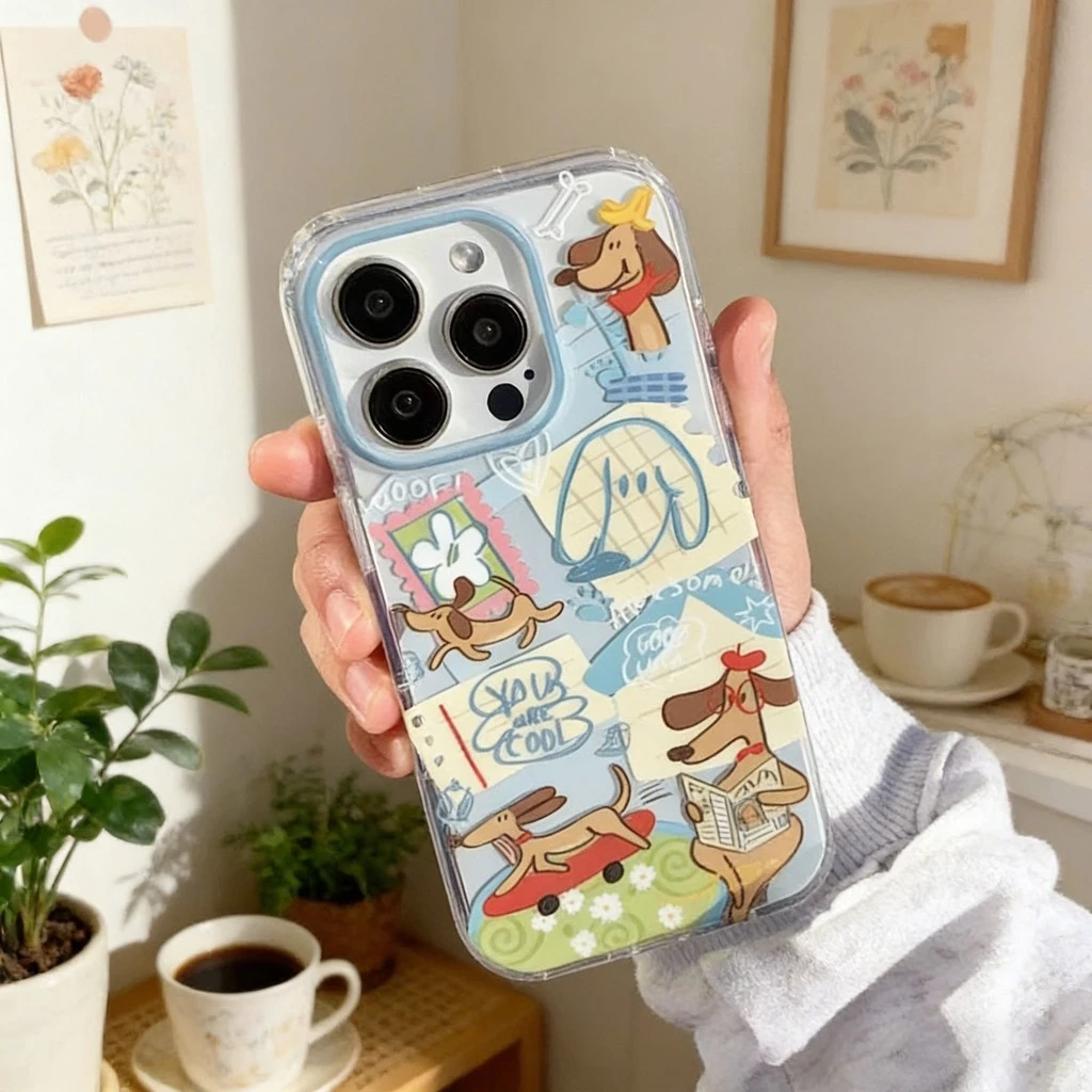 SUN💐ส่งจากไทย เคสโทรศัพท์มือถือไอโฟนลายน่ารักๆ เคสไอโฟน สําหรับ IPHONE 17 16 11 12 13 14 15PRO MAX 7Plus XS/XR XSMax