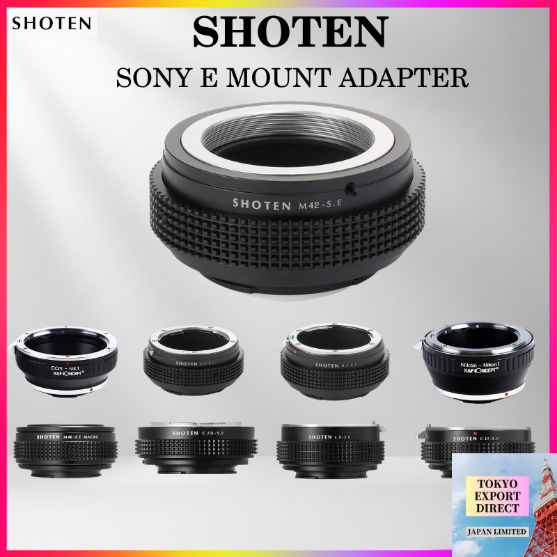 SHOTEN Mount Adapter (Lens Mount Conversion to Sony E)[DIRECT FROM JAPAN]
