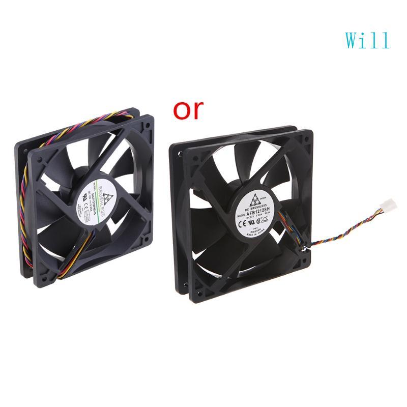 จะ 12 ซม.แบริ่ง CPU พัดลมระบายความร้อน 12V 0 8A 120 มม. 12025 DC Brushles Cooling F