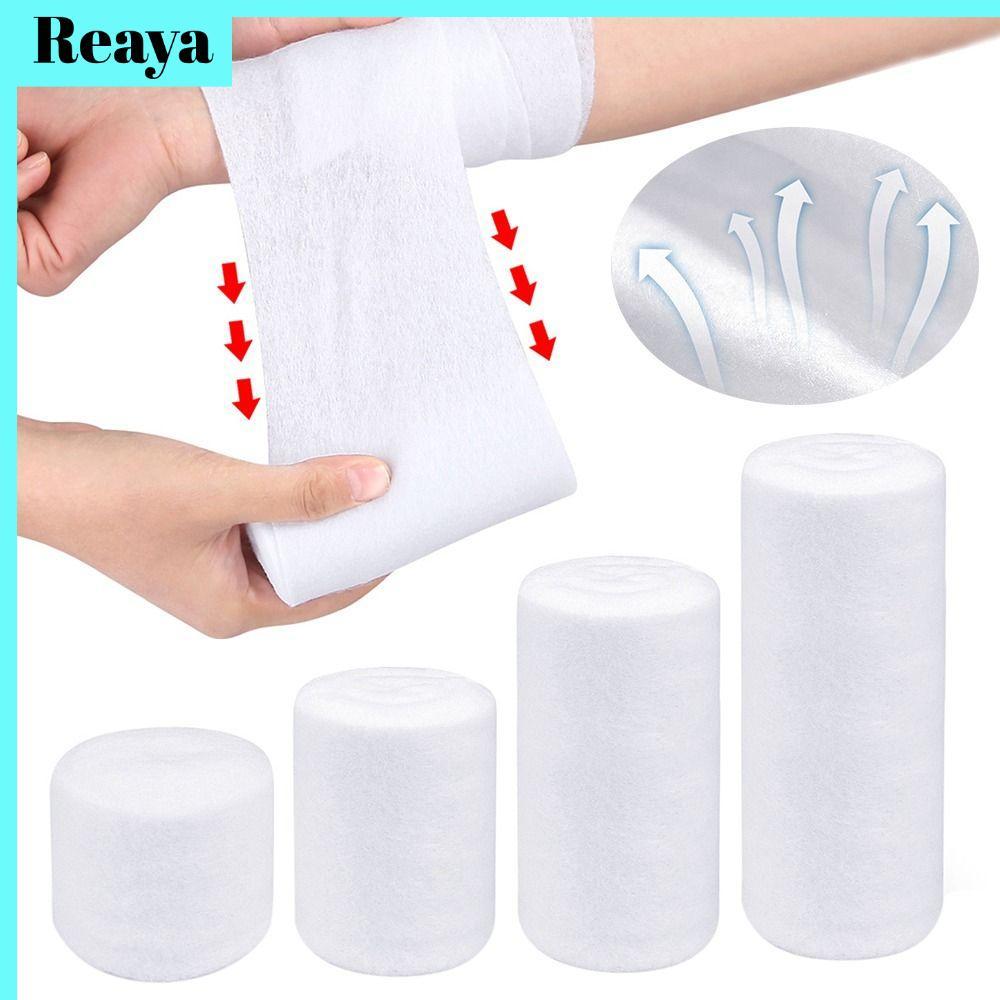 REAYA Undercast Padding Roll, Breathable Cotton Cast Padding Wrap, Soft Absorbent Gauze Roll