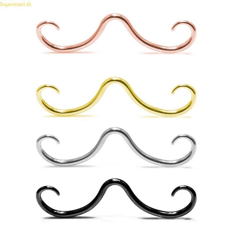 Best Mostache Septum แหวนจมูกเจาะแฟชั่น Septum Body เครื่องประดับใช้งานง่าย