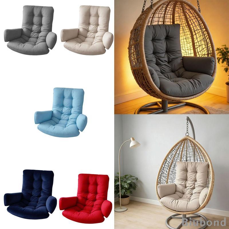 [Biubond] U รูปร่าง Boho ไข่เก้าอี้เบาะรองนั่ง Hammock Swing หมอน PP ผ้าฝ้ายนุ่มสําหรับลานกลางแจ้งเฟอร์นิเจอร์ในร่ม
