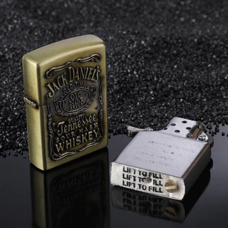 lighter XYLON ไฟแช็คซิปโป้ ไฟแช็คน้ำมัน ลายJack ทรงวินเทจ โบราณ3มิติ แถมน้ำมัน5ml