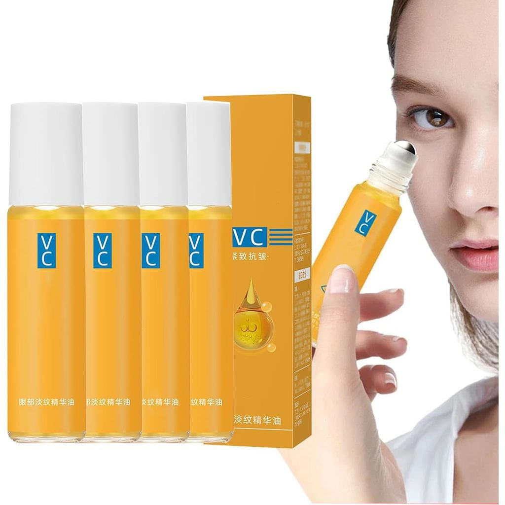 Vc Anti-Wrinkle Eye Serum Oil,Ruy Eye Oil Vc, Eye Essence Oil,Vc Rollerball Eye Serum สําหรับความหมอ