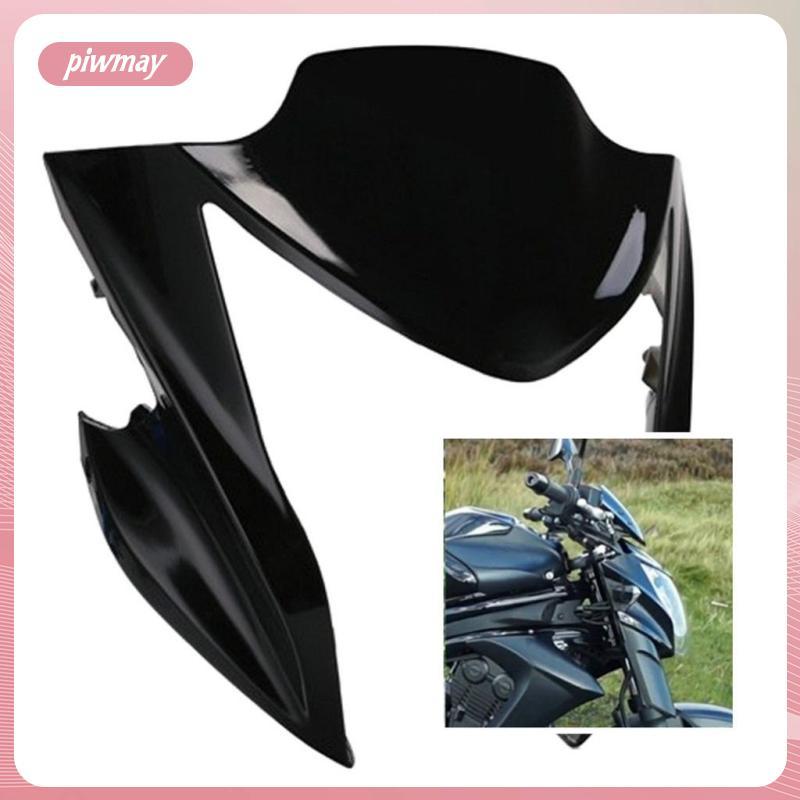 [piwmay] ขายึดไฟหน้า ATV Upper Stay Fairing สีดําสําหรับ Kawasaki ER6N 2012-2016