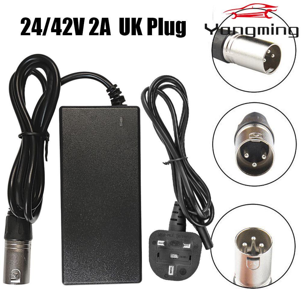 YANGMING 24/42V 2A รถจักรยานไฟฟ้าสําหรับรถเข็นทนทาน Ebike Charger